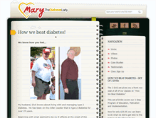 Tablet Screenshot of marythediabeteslady.com